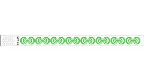3/4" Tyvek® Wristbands - Hypnotic