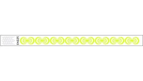 3/4" Tyvek® Wristbands - Hypnotic