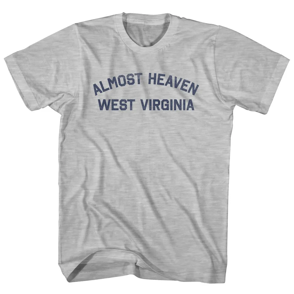 Almost Heaven West Virginia Womens Cotton Junior Cut T-Shirt