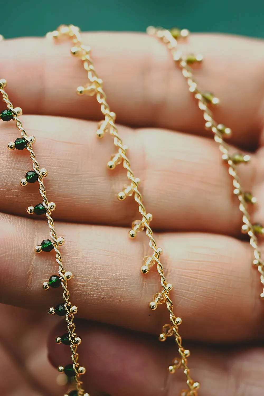 Amber Radiance Necklace - Amber Zirconia