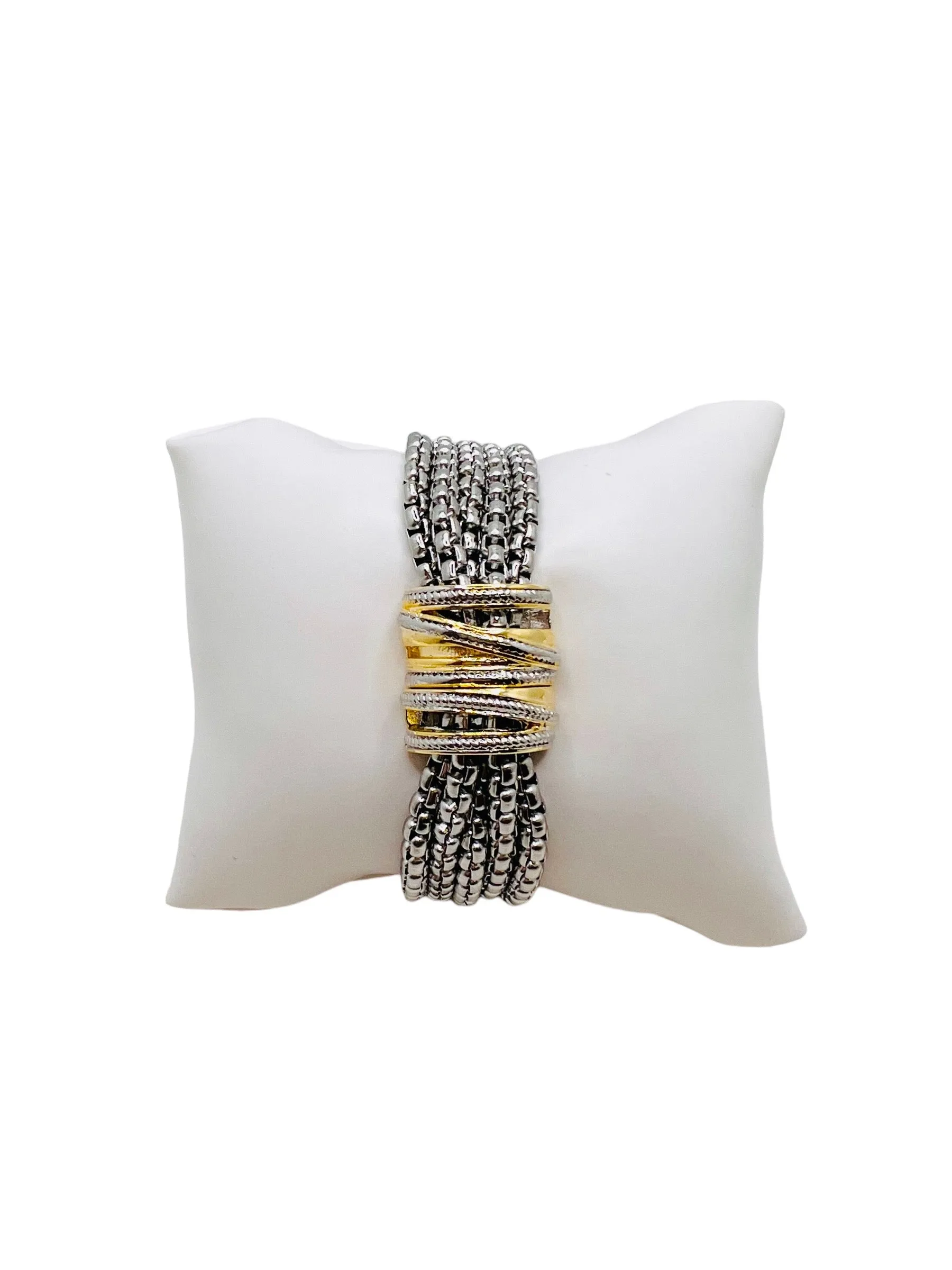 Box Chain Multi Strand Bracelet