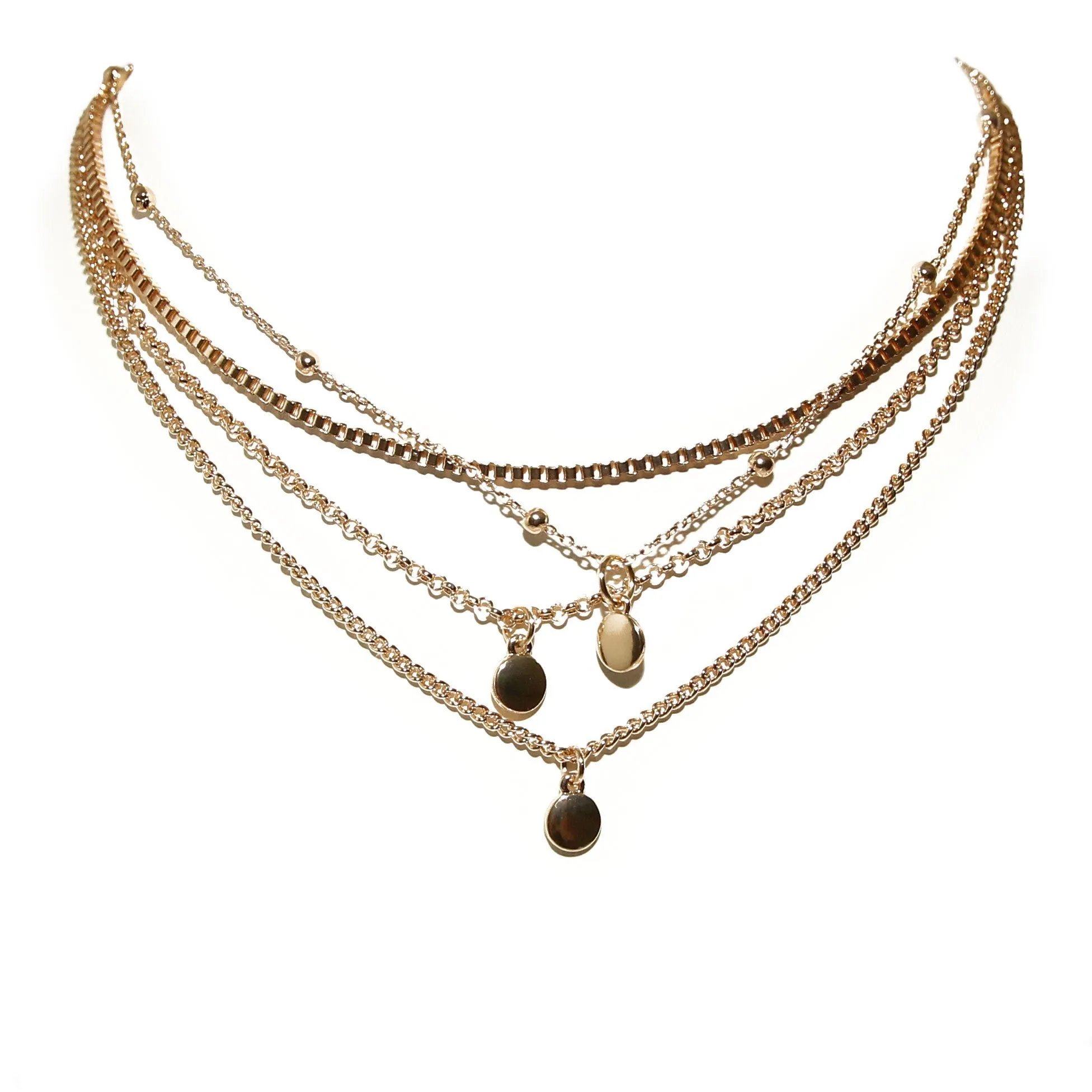 Coin Choker Set Necklaces