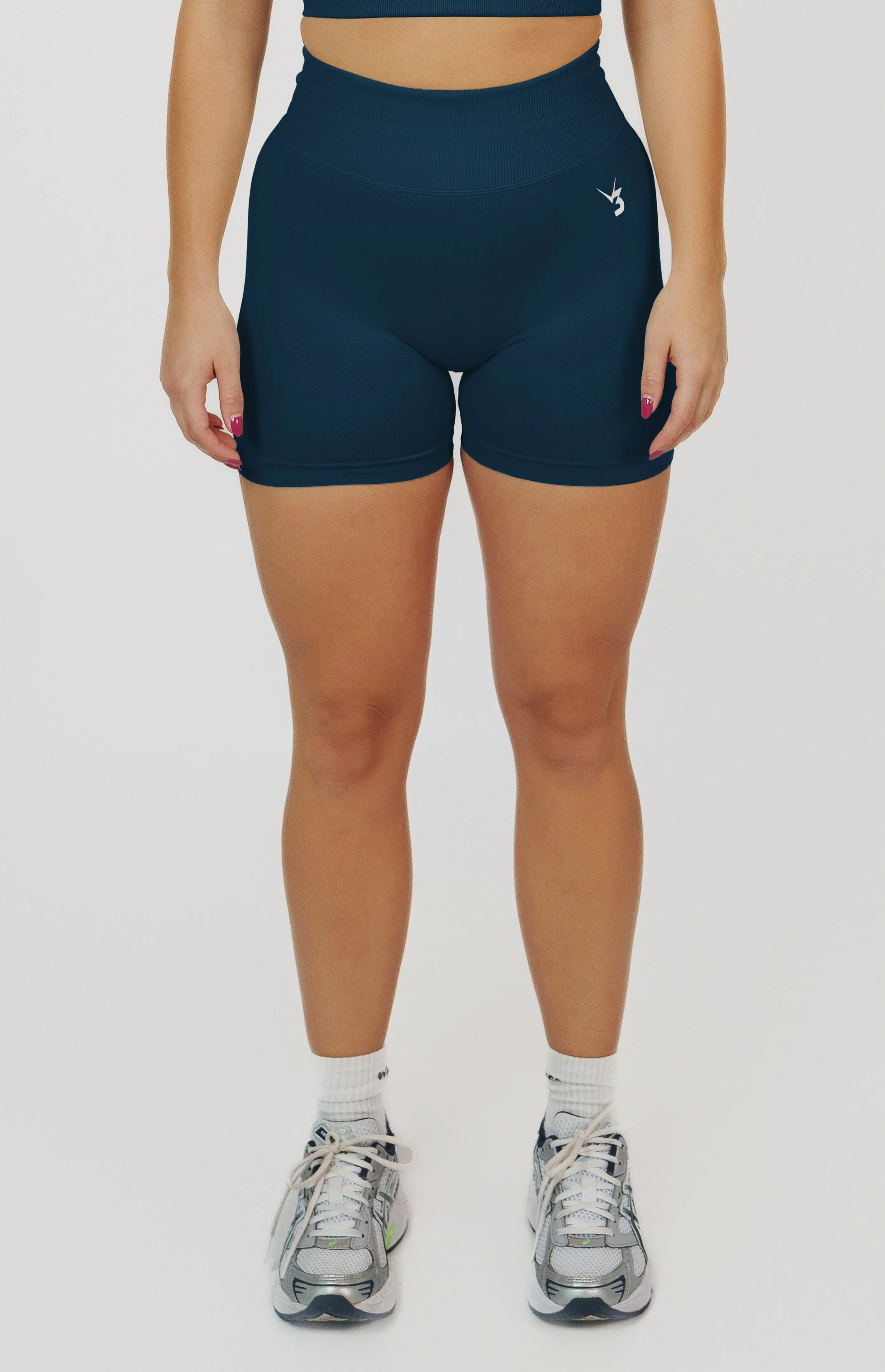 Form Seamless Scrunch Sports Bra, Leggings & Shorts Set - Deep Turquoise