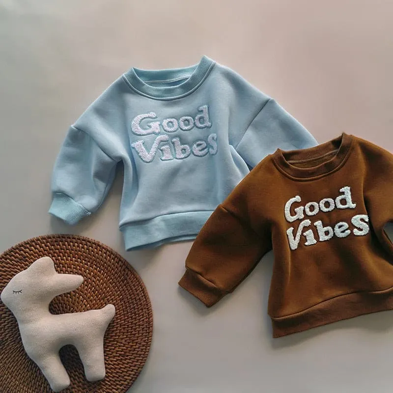 Good Vibes - Cotton Boho Toddler Sweater