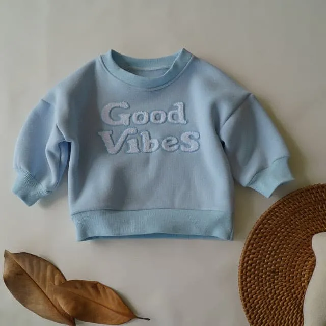 Good Vibes - Cotton Boho Toddler Sweater