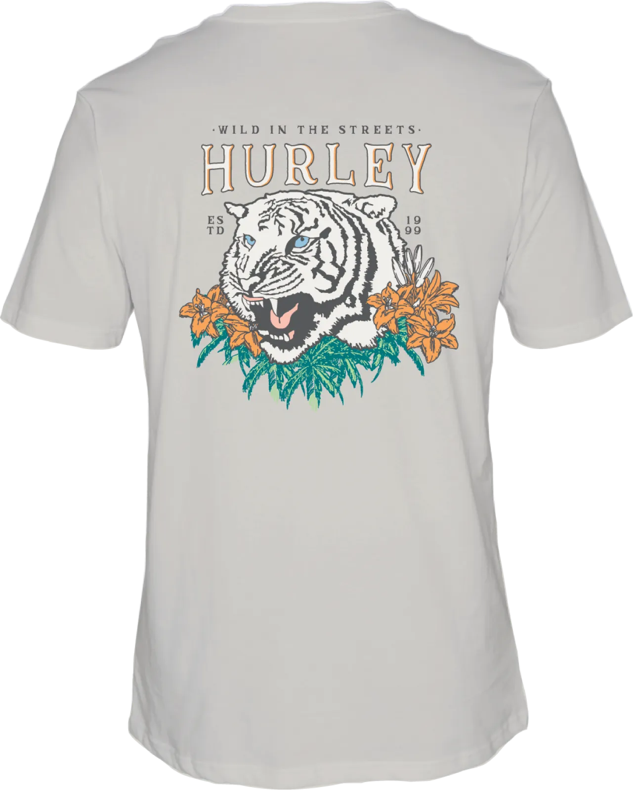 Hurley Mens Everyday Tiger Palm SS Tshirt