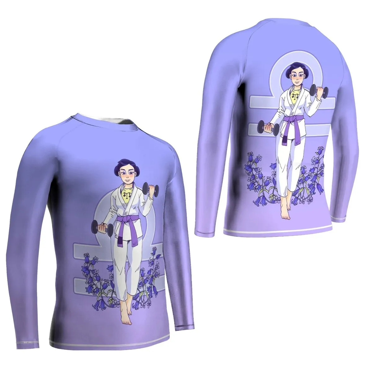 Libra Mom Kids Rash Guard