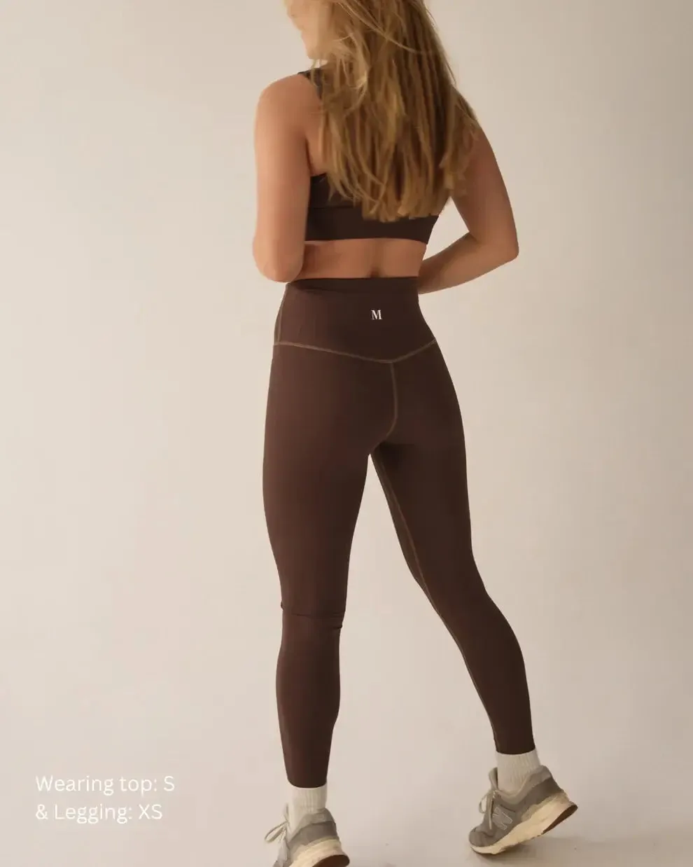 Sculpt high waisted legging - Coffee bean