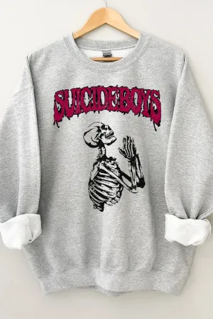 Sweatshirt - Skeleton Kneeling & Praying