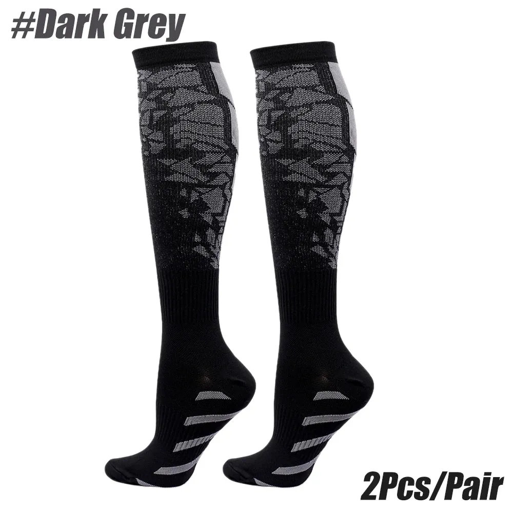 Unisex Sports Compression Socks - Calf Support for Running