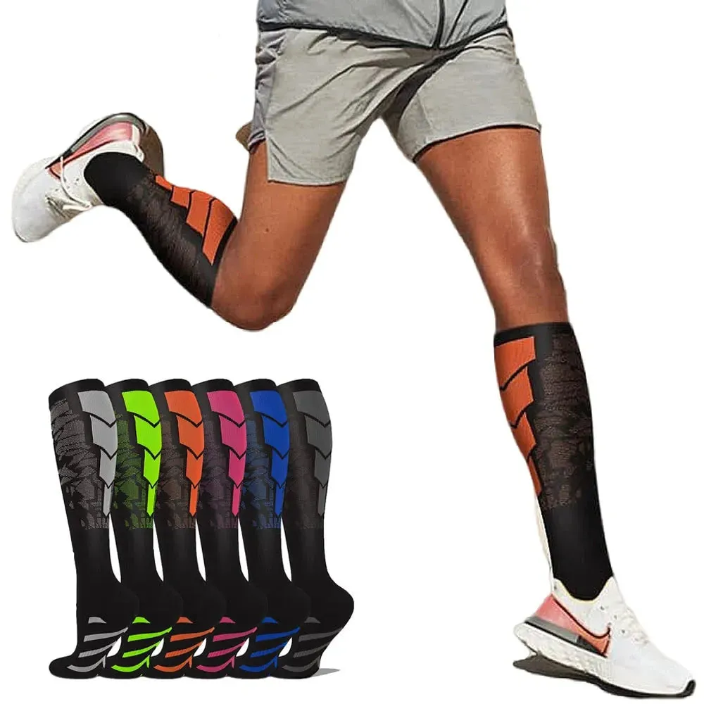 Unisex Sports Compression Socks - Calf Support for Running