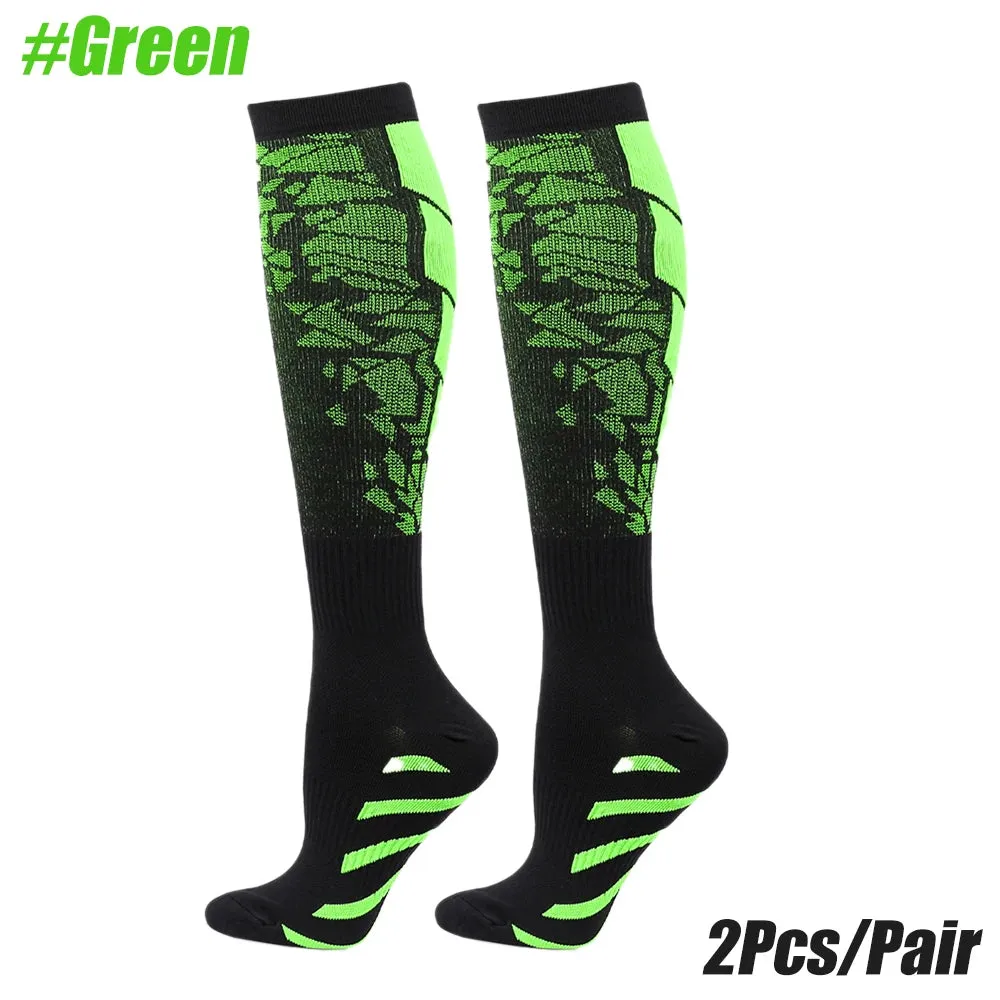 Unisex Sports Compression Socks - Calf Support for Running