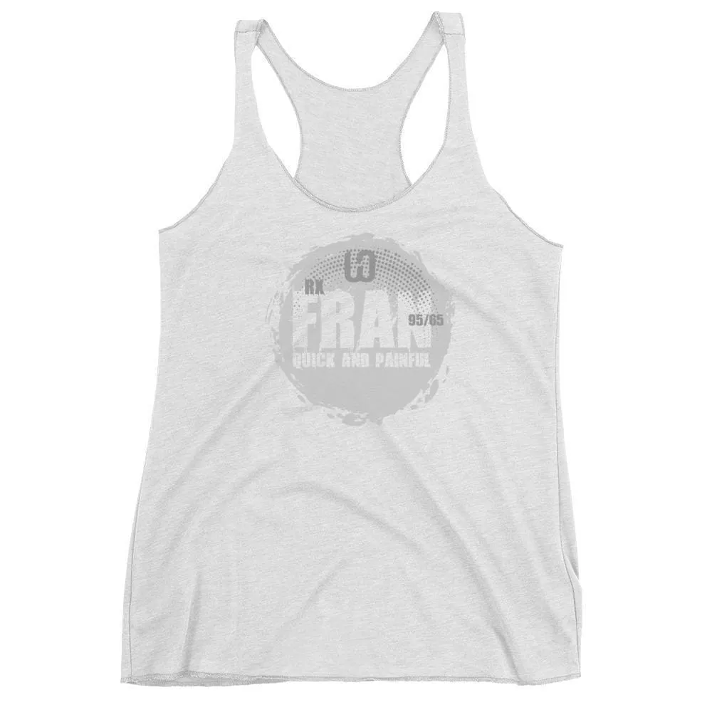 WOD Obsessed Fran - Quick & Painful Women's Racerback Tank